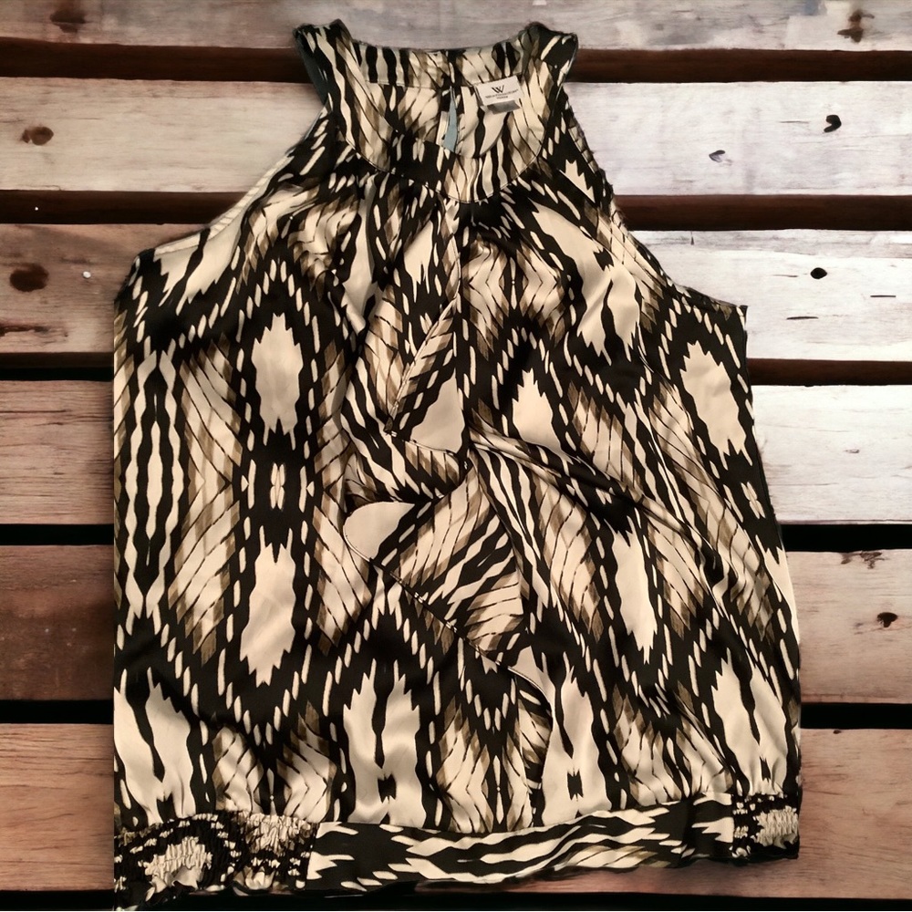 Worthington Woman Ruffled Sleeveless Tank